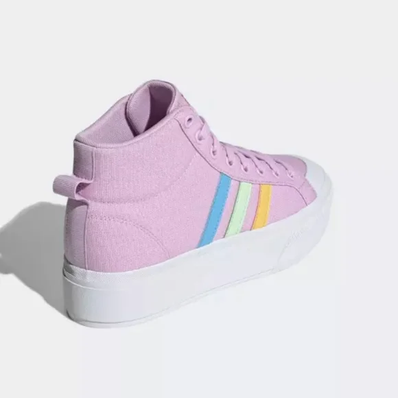 Adidas ID5550 Bravada 2.0 Skateboard Platform Sneakers Size 7 - Picture 2 of 3